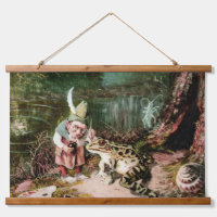 The Little Old Man of the Woods Mural Vintage