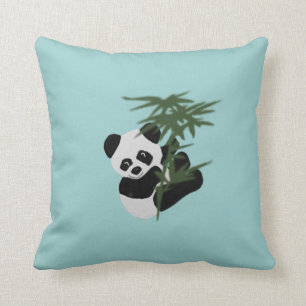 The Little Panda Throw Pillow