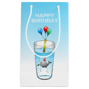 The little party whale small gift bag