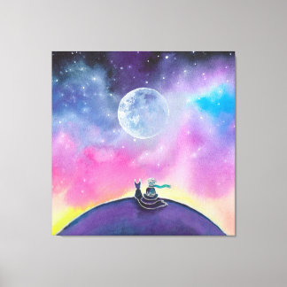 The little prince  canvas print