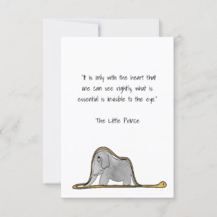 The Little Prince Thank You Card