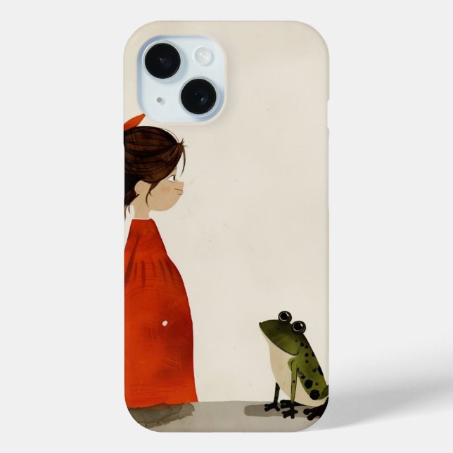 the Little Princess and the Frog Case-Mate iPhone Case (Back)