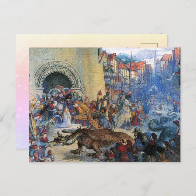 The Little Princess's Birthday Dragon  Postcard (Front/Back)