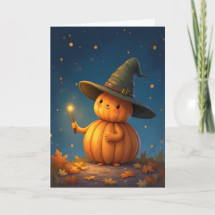 The Little Pumpkinman Halloween Holiday Card