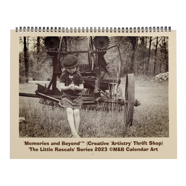 'The Little Rascals' ©M&B Artwork 2024 Calendar (Cover)