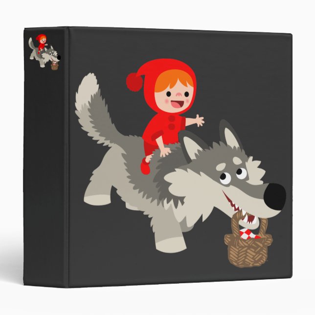 The Little Red Riding Hood And The Wolf Binder (Front/Spine)