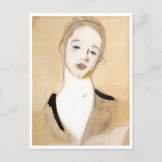The Little Servant, Helene Schjerfbeck  Postcard (Front)