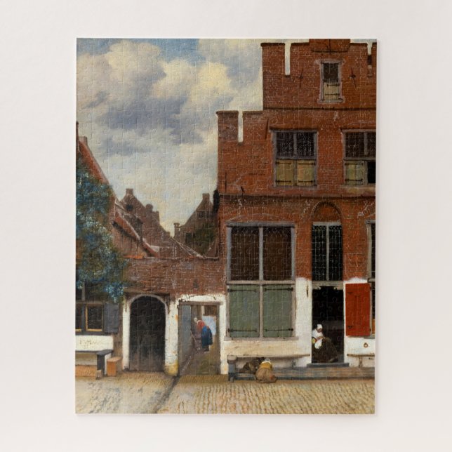 The Little Street, View of Houses in Delft Jigsaw Puzzle (Vertical)