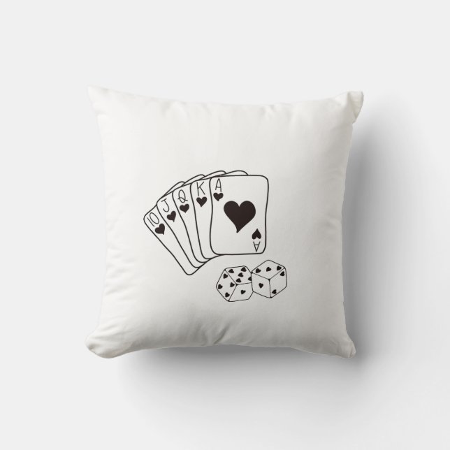 The little things  throw pillow (Front)