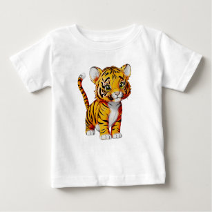 The Little Tiger, Light Baby T-Shirt
