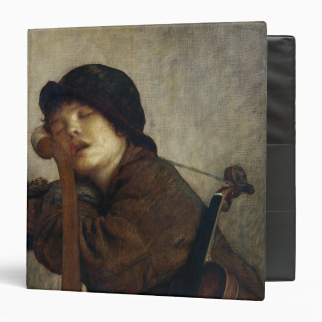 The Little Violinist Sleeping, 1883 Binder (Front/Inside)