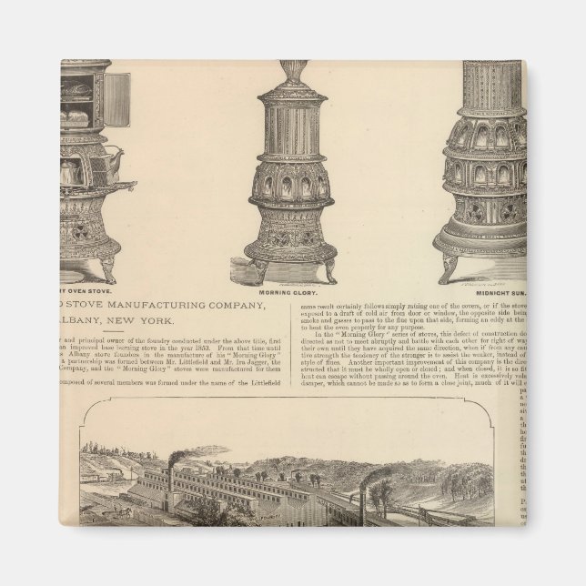 The Littlefield Stove Manufacturing Company Magnet (Front)