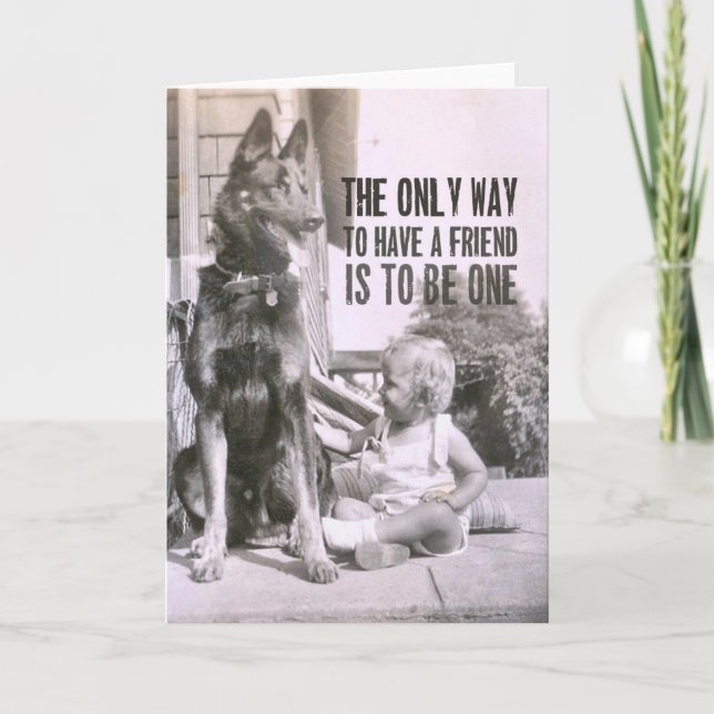 THE LITTLEST HOBO Greeting Card (Front)