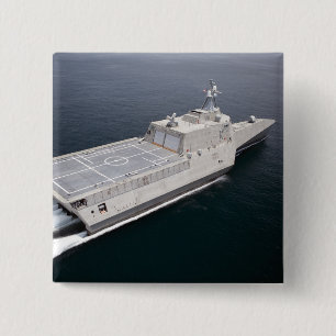 The littoral combat ship Independence 3 2 Inch Square Button