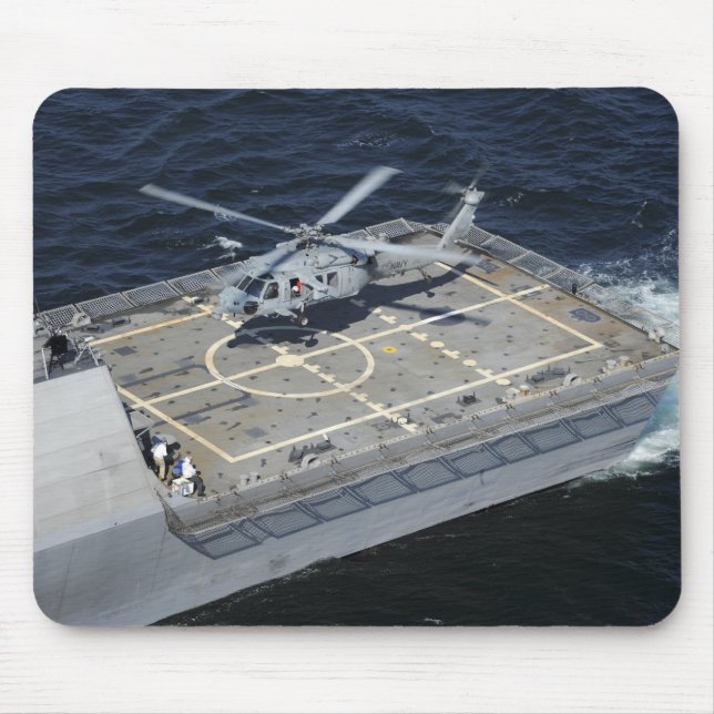 The littoral combat ship USS Freedom Mouse Pad (Front)