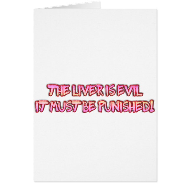 The liver is eil (Front)