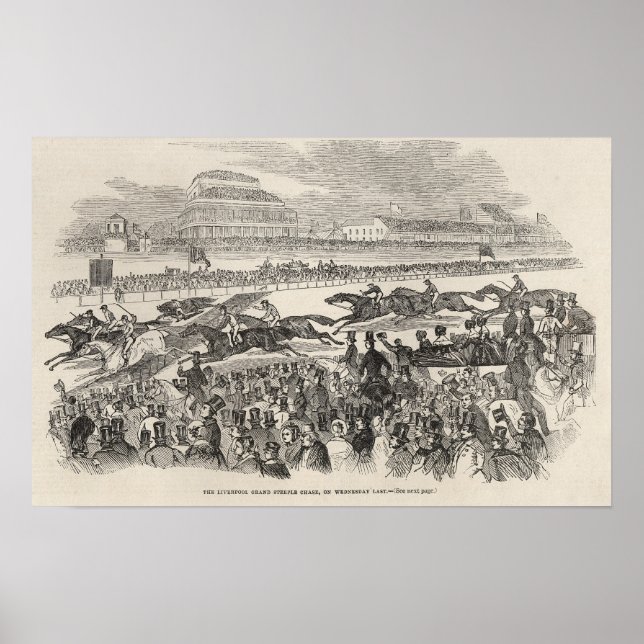 The Liverpool Grand Steeple Chase on Wednesday Poster (Front)