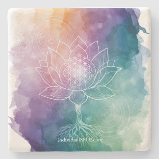 The Living Blueprint Stone Coaster