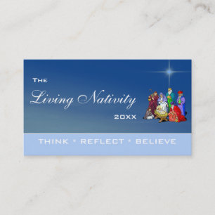 The Living Nativity Business Card