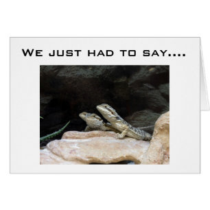 THE LIZARD COUPLE UNITES TO SAY HAPPY 50TH