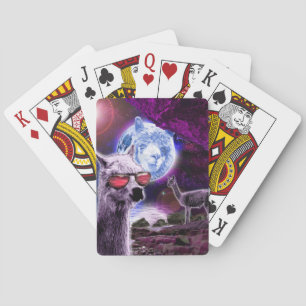 The Llama Moon Playing Cards