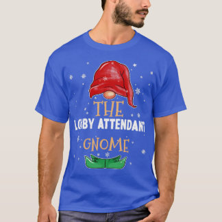 The lobby attendant Gnome Family Matching Christma T-Shirt