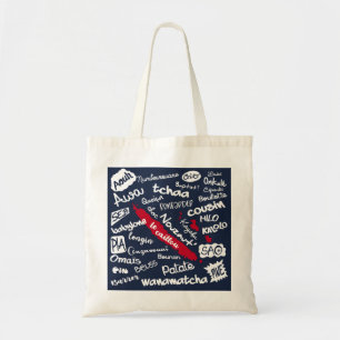 The local Caillou humor, New Caledonia Tote Bag