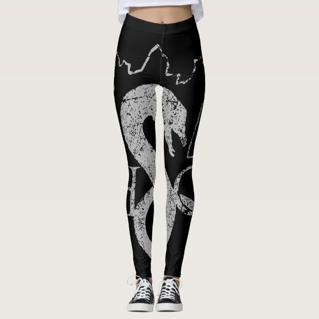 The Loch Squad Leggings in Black (Front)