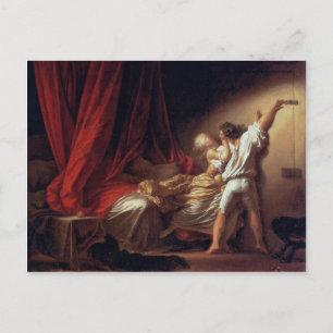 The Lock, By Fragonard Jean-Honoré (Best Quality) Postcard