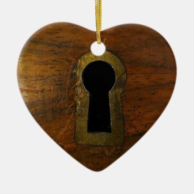 The Lock Ceramic Ornament (Front)