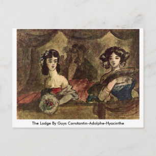 The Lodge By Guys Constantin-Adolphe-Hyacinthe Postcard