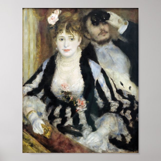 The lodge by Pierre-Auguste Renoir Poster (Front)