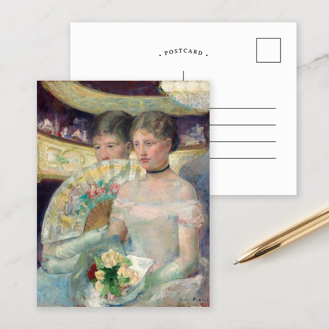 The Loge | Mary Cassatt Postcard (Creator Uploaded)