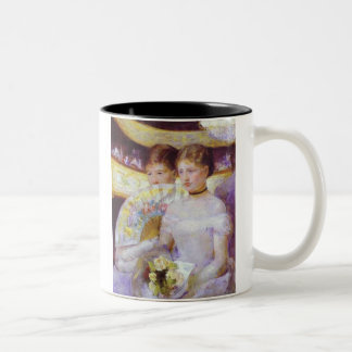 The Loge, Mary Cassatt Two-Tone Coffee Mug