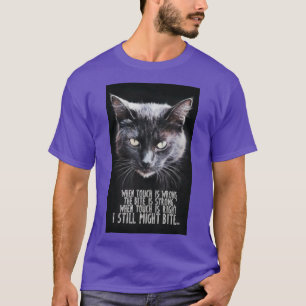  The logo features a sleek and powerful black cat, T-Shirt