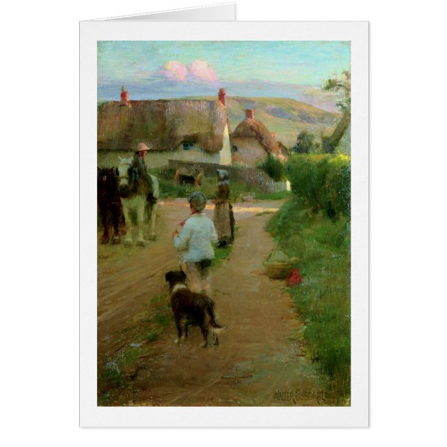 The Loiterers, 1888 (oil on canvas) (Front)