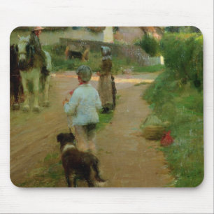 The Loiterers, 1888 (oil on canvas) Mouse Pad