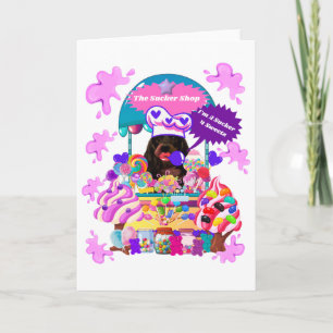 The Lollipop & Candy Shop Greeting Card