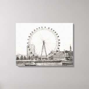 The London Eye 30/10/2006 Canvas Print