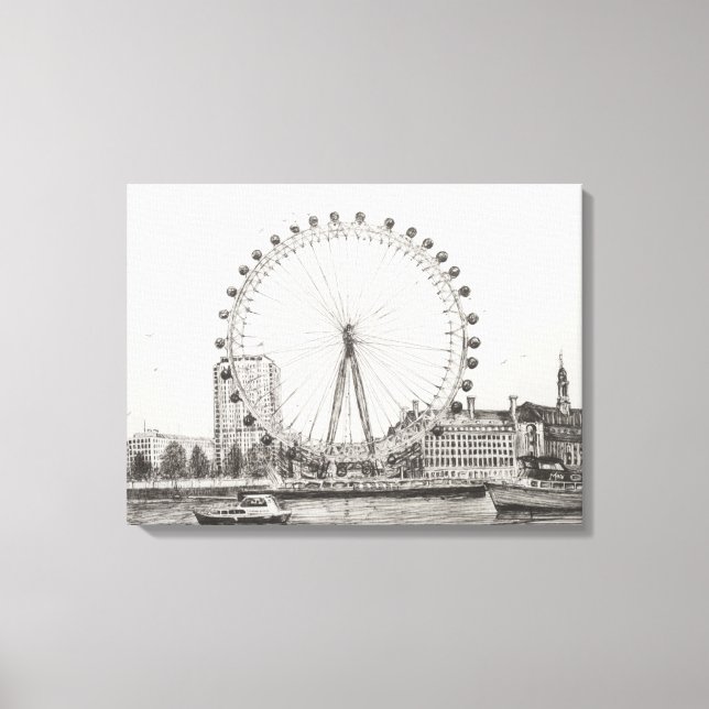 The London Eye 30/10/2006 Canvas Print (Front)