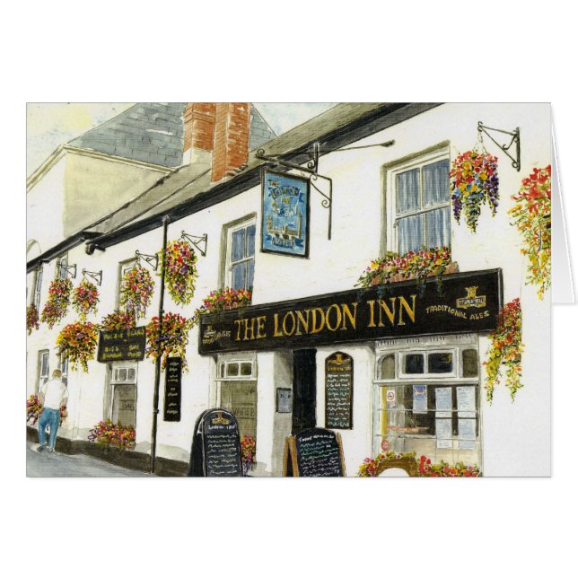 'The London Inn' Card (Front Horizontal)