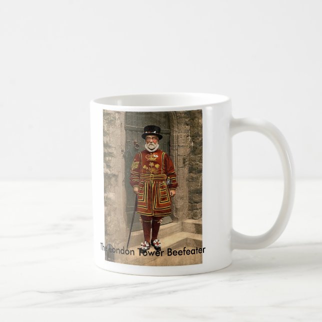 The London Tower Beefeater Coffee Mug (Right)
