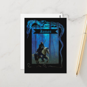 The Lone Knight: A Journey Through the Mist Postcard