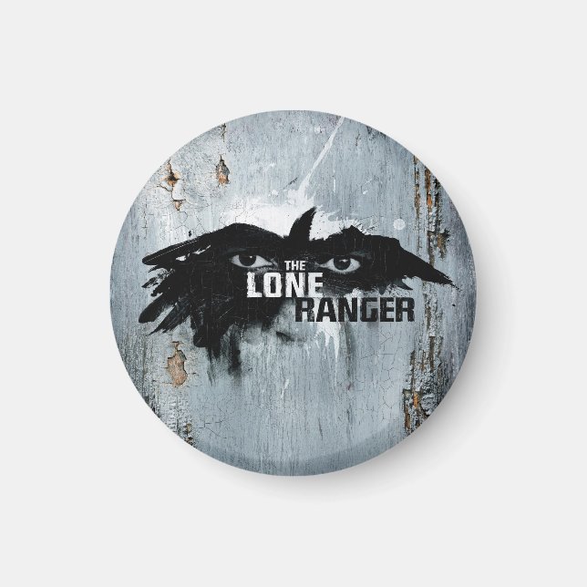 The Lone Ranger Logo with Mask 2 Magnet (Front)