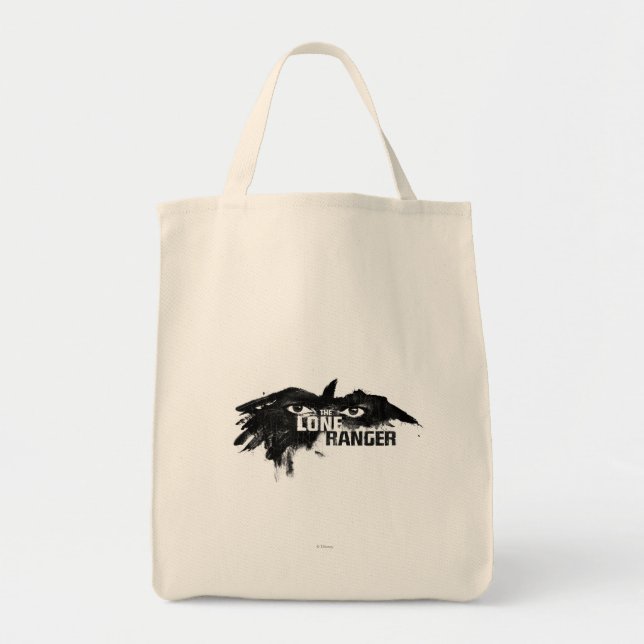 The Lone Ranger Logo with Mask Tote Bag (Front)