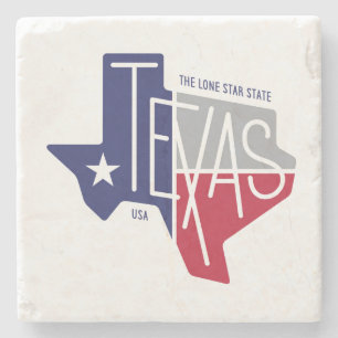 The Lone Star State Stone Coaster