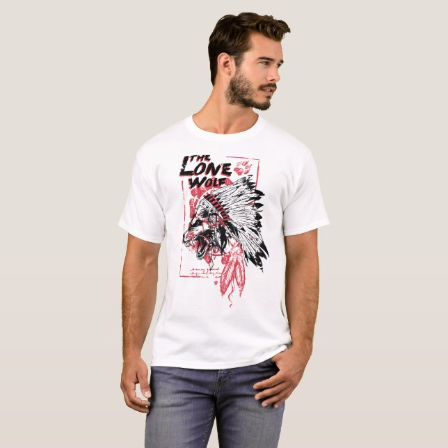 The Lone Wolf Tshirt (Front Full)