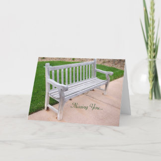 The Lonely Bench Card