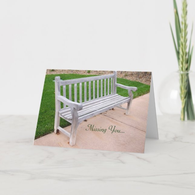 The Lonely Bench Card (Front)