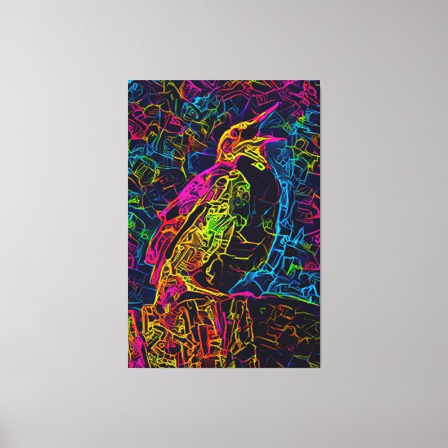 The Lonely Bird 3 Canvas Print (Front)